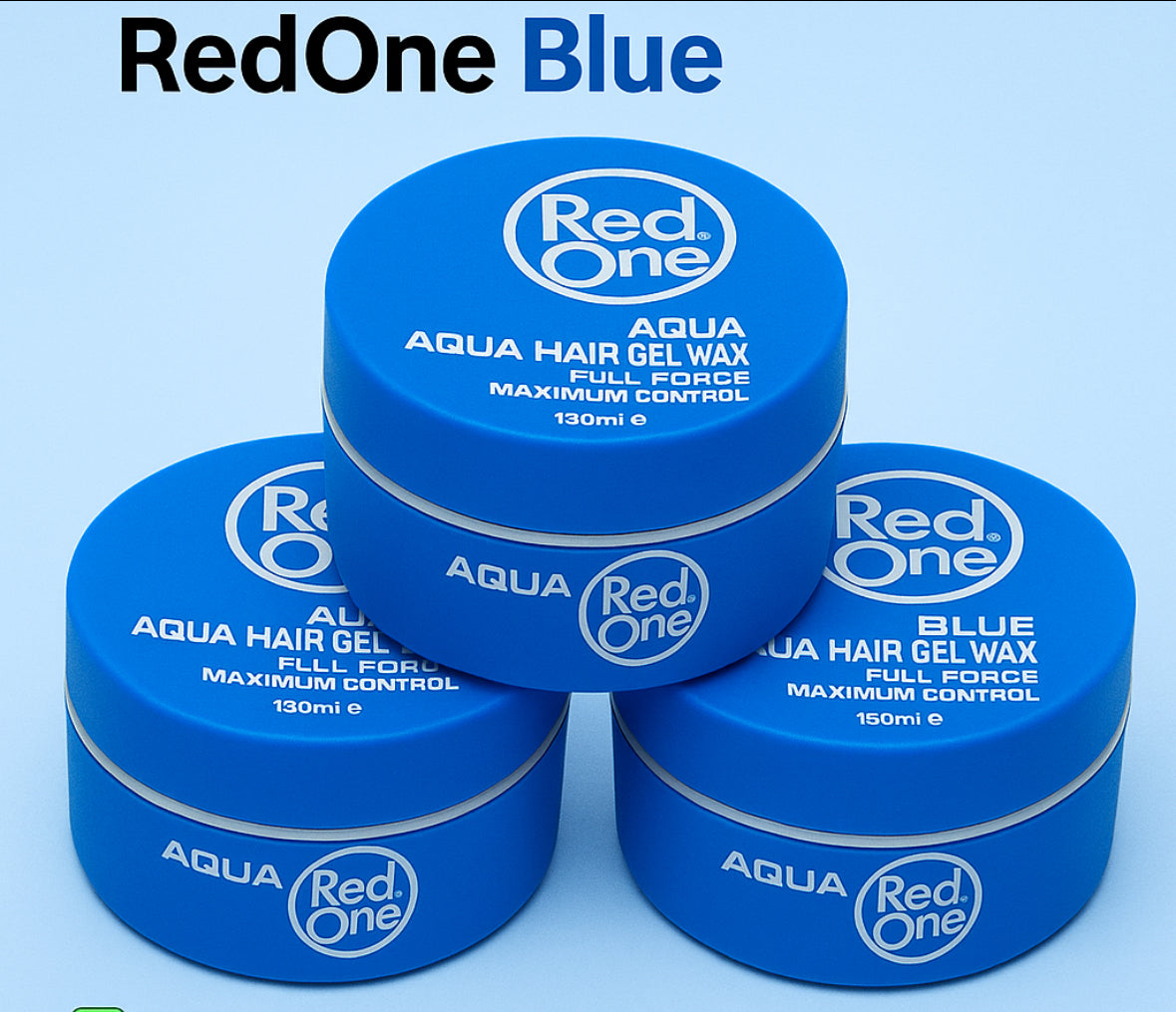 Lot de 3 Cires Bleu