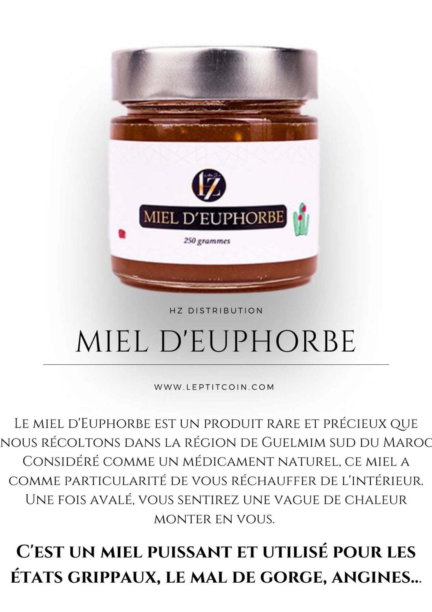 Miel d'Euphorbe (Daghmous)